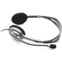 Logitech Stereo Headset H111 - Stereo - Mini-phone - Wired - 32 Ohm - 20 Hz - 20 kHz - Over-the-head - Binaural - Supra-aural - 5.9 ft (981-000612)