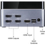 SIIG Premium 4 Port HDMI Splitter With EDID Management Stable Multi Display Output And Compatibility MHzMaximum Bandwidth Maximum Video CE-H22L12-S1