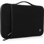 V7 CSE12HS-BLK-9N Carrying Case (Sleeve) for 12" to 12.2" Notebook - Black - 12.2" Water-resistant Neoprene Laptop Sleeve (Fleet Network)