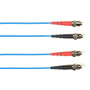 Black Box Fiber Optic Duplex Patch Network Cable - 65.6 ft Fiber Optic Network Cable for Network Device - First End: 2 x ST Network - (Fleet Network)