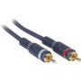 C2G Composite Audio Cable - RCA Male - RCA Male - 3.66m - Blue (Fleet Network)