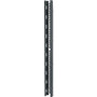 Middle Atlantic SNE Series Vertical Cable Management Duct - Cable Duct - Black Powder Coat - 42U Rack Height - Steel - 1 Pack (Fleet Network)