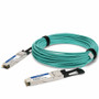 AddOn Cisco Compatible TAA Compliant 40GBase-AOC QSFP+ Active Optical Cable (850nm, MMF, 25m) - 82 ft (25 m) Fiber Optic Network Cable (Fleet Network)