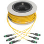 Tripp Lite series N392-38M-3X8-AP Fiber Optic Patch Network Cable - 124.7 ft (38.01 m) Fiber Optic Network Cable for Network Device - (N392-38M-3X8-AP)