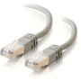 C2G 5 ft Cat5e Molded Shielded Network Patch Cable - Gray - 5 ft Category 5e Network Cable - First End: 1 x RJ-45 - Male - Second End: (Fleet Network)