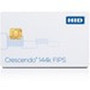 HID Crescendo 144K FIPS iCLASS 32K Prox - Proximity Card - White - Plastic - 100 Unit 40021B-D14