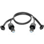 Tripp Lite series U325-003-IND USB Data Transfer Cable - 3 ft (0.91 m) USB Data Transfer Cable for Server, Computer - First End: 1 x A (U325-003-IND)