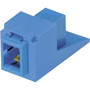 Panduit Fiber Optic Simplex Network Adapter - 1 x SC Network Male - Black, Blue - 1 (Fleet Network)