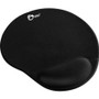 SIIG Mouse Pad with Wrist Rest - 0.87" (22.10 mm) Height x 8.66" (219.96 mm) Width - Black - Rubber - Anti-slip (Fleet Network)