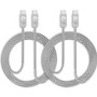 SIIG Zinc Alloy USB-C to USB-C Charging & Sync Braided Cable - 3.3ft, 2-Pack - 3.3 ft (1.01 m) USB Data Transfer Cable for Smartphone, (Fleet Network)