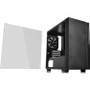 Thermaltake Versa H18 TG Computer Case - Micro Tower - Black, Blue - Tempered Glass, SPCC - 4 x Bay - 0 - Micro ATX, Mini ITX - 5 x - (CA-1J4-00S1WN-01)