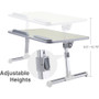 SIIG CE-MT2J12-S1 Adjustable Laptop Bed Desk for MacBook & PC - Supports Up to 17" Screens - Foldable Design - Ergonomic Stand