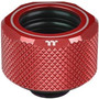 Thermaltake Pacific C-PRO PETG Tube Outer Diameter Compression Fittings Red 6 Pack Aluminum Copper OD CL-W209-CU00RE-B