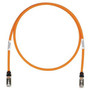 Panduit Cat.6a S/FTP Patch Network Cable - 40 ft Category 6a Network Cable for Network Device - First End: 1 x RJ-45 Network - Male - (Fleet Network)