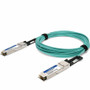 AddOn Cisco Compatible TAA Compliant 40GBase-AOC QSFP+ to QSFP+ Direct Attach Cable (850nm, MMF, 3.5m) - 11.5 ft (3.50 m) Fiber Optic (Fleet Network)
