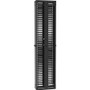 Panduit PatchRunner 2 Vertical Cable Manager - Vertical Cable Manager - Black - 45U Rack Height - Steel, Acrylonitrile Butadiene (ABS) (PR2VD08)