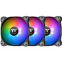 Thermaltake Pure Plus 12 Cooling Fan - 3 Pack - 4.72" (120 mm) Maximum Fan Diameter - 3 x Fan(s) - 56.45 CFM (95.91m³/h) Maximum - rpm (Fleet Network)