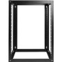 Claytek Wallmount Rack Frame With Integrated 10 Outlet Overload Protection PDU Height Server Width For Mm X WOM1580-PD10