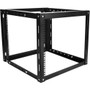 Claytek 9U 800mm Adjustable Wallmount Server Cabinet with 2U Cable Management - For Server - 9U Rack Height x 19" (482.60 mm) Rack x - (Fleet Network)