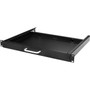 Claytek Adjustable Wallmount Server Cabinet With Keyboard Drawer For 19 Inch Equipment Height Rack Mm X WOM1280-KBR1U