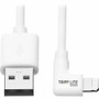Tripp Lite series Sync/Charge M100-006-LRA-WH Lightning/USB Data Transfer Cable - 6 ft (1.83 m) Lightning/USB Data Transfer Cable for (Fleet Network)