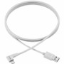 Tripp Lite by Eaton M100-006-LRA-WH Tripp Lite Sync/Charge Lightning to USB 2. 0 Cable - 6 ft White - Right-Angled - MFi Certified