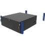 Rack Solutions Lockable Rackmount Drawer 18 Inch Depth Black Textured Powder Coat Steel Storage For Server Racks 160-5032