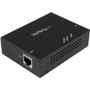 StarTech.com 1 Port Gigabit PoE+ Extender - 802.3at and 802.3af - 100 m (330 ft) - Power over Ethernet Extender - PoE Repeater Network (Fleet Network)