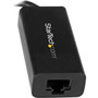 StarTech.com USB C to Gigabit Ethernet Adapter - Black - USB 3.1 to RJ45 LAN Network Adapter - USB Type C to Ethernet (US1GC30B) - a - (US1GC30B)