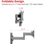 SIIG Dual Display Mounting Arm Black Articulating Bracket For Two 27 Monitors Supported Monitor Support Screen Load LCD Lb Mm TV G S CE-MT1B12-S2