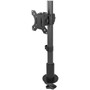 Middle Atlantic MMB-1X1-12BLK Desk Mount for Monitor - Black - 1 Display(s) Supported - 32" (812.80 mm) Screen Support - 100 x 100 (Fleet Network)