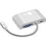SIIG USB-C 3 In 1 Multiport Video Adapter With PD Charging DVI HDMI VGA For Notebook And Desktop 60 W 2 X DVI/HDMI/VGA CB-TC0911-S1