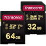 Transcend TS32GSDC700S 32 GB Class 10/UHS-II (U3) V90 SDHC - 25 - 285 MB/s Read - 180 MB/s Write - 5 Year Warranty (Fleet Network)