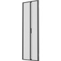 Vertiv&trade; 42U x 800mm Wide Split Perforated Doors Black (Qty 2) - Metal - Black - 42U Rack Height - 2 - 31.50" (800 mm) Width (Fleet Network)