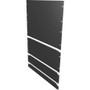 Vertiv&trade; 19" Sheet Metal Airflow Blanking Panel Kit (1U, 2U, 4U, 8U) Black (Qty 1 ea. Size) - Metal - Black - 1 - 19" (482.60 mm) (Fleet Network)