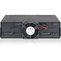 Icy Dock ToughArmor Internal 5.25 Inch Drive Enclosure In Black Supporting Six 2.5 SSD Or HDD Drives Serial ATA 600 MB608SP-B