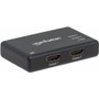 Manhattan 4K 2-Port HDMI Splitter - 4096 x 2160 - 340 MHzMaximum Video Bandwidth - 49.21 ft (15000 mm) Maximum Operating Distance - 1 (Fleet Network)