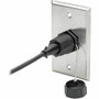 Tripp Lite by Eaton N206-BC01-IND Tripp Lite RJ-45 Network Adapter - Shielded Inline Coupler with 2 Female Ports - Black