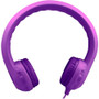 Hamilton Buhl Flex-Phones Single-Construction Foam Headphones - Purple - Stereo - Mini-phone (3.5mm) - Wired - 32 Ohm - 20 Hz to 20 - (Fleet Network)