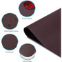 SIIG Large Artificial Leather Smooth Desk Mat Protector Dark Brown Rectangular Workspace Surface Length Width Mm X CE-PD0512-S1
