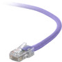 Belkin Cat5e Patch Cable - RJ-45 Male - RJ-45 Male - 3.05m - Purple (Fleet Network)