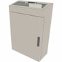 Middle Atlantic VWM Series 8RU Low Profile Vertical Wall Mounted Rack - 18in Depth - Putty Wrinkle Powder Coat - 8U Rack Height x 19" (Fleet Network)