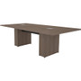 Middle Atlantic Pre-Configured T5 Series, 8' Sota Style Conference Table - 5th Ave Elm HPL Rectangle Top - 5th Ave Elm HPL Pedestal - (Fleet Network)