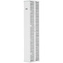 Panduit PR2VD12WH Dual Sided Manager - Cable Manager - White - 45U Rack Height - Acrylonitrile Butadiene Styrene (ABS), Steel - 1 Pack (PR2VD12WH)