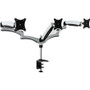Amer Mounts HYDRA3 Clamp Mount for Monitor - Black, Chrome, White - 15" to 29" Screen Support - 8 kg Load Capacity (Fleet Network)