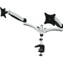 Amer Mounts HYDRA2 Clamp Mount for Monitor - White, Chrome, Black - 15" to 29" Screen Support - 8 kg Load Capacity (Fleet Network)