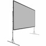 Da-Lite Model C Projection Screen with CSR - Wall/Ceiling Mount Manual Screen - Matte White - 70in x 70in Square Screen - 1:1 - Matte (89858)