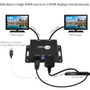 SIIG 2 Port HDMI 2.0 HDR Mini Splitter Amplifier With EDID Management MHzMaximum Bandwidth Video Ft CE-H23K11-S1