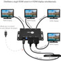 SIIG 4 Port HDMI 2.0 HDR Mini Splitter Amplifier With EDID Management MHzMaximum Bandwidth Video Ft CE-H23L11-S1