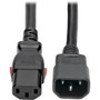 Tripp Lite series P005-L10 Power Extension Cord - For Computer, Server, Printer, Monitor, PDU, UPS, PC, Router - Black - 10 ft (3.05 - (Fleet Network)